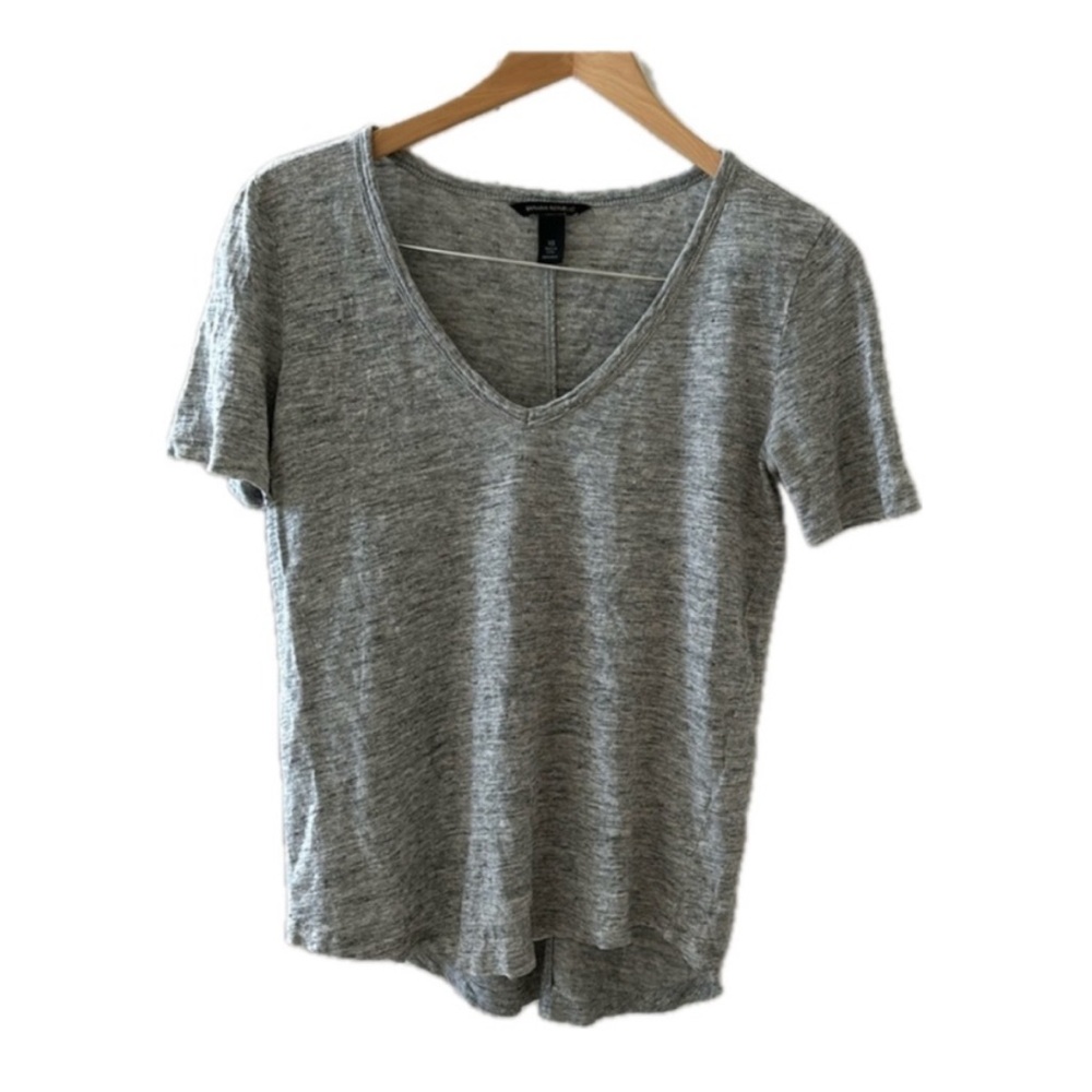 Banana Republic | Linen Gray Top Size XS